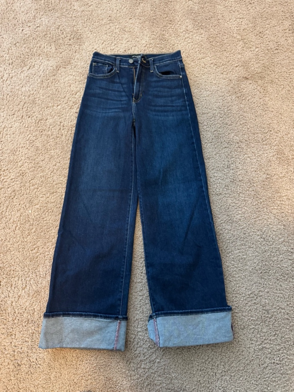 Just Black Dark Blue Wide Leg Jeans